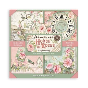 Stamperia - House of Roses 12x12 Inch Paper Pack Maxi