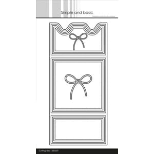 Simple and Basic - Square Card with Closure Dies