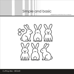 Simple and Basic - Easter Bunnies Dies