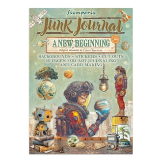 Stamperia - A New Beginning Junk Journal Stickers, Backgroun