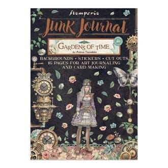 Stamperia - Gardens of Time Junk Journal Stickers, Backgroun
