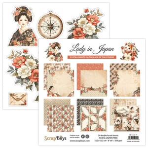 ScrapBoys - Lady in Japan 6x6 Inch Paper Pad