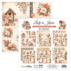 ScrapBoys - Lady in Japan 12x12 Inch Art Journal