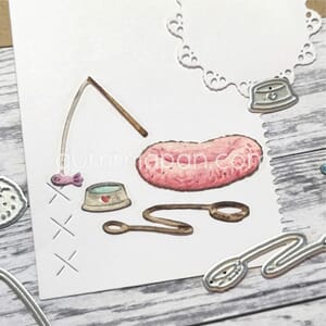 Gummiapan - Dyretilbehør, str 13x7, 38x8, 24x30 & 35x14 mm