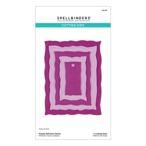 Spellbinders - Playful Stitched Panel Dies