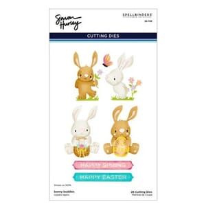 Spellbinder - Happy Spring Etched Dies Bunny Buddies
