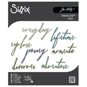 Sizzix - Handwritten Journey Thinlits Dies by Tim Holtz