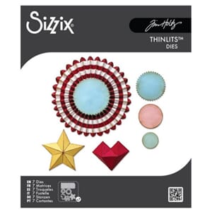 Sizzix - Rosettes Thinlits Die by Tim Holtz Vault