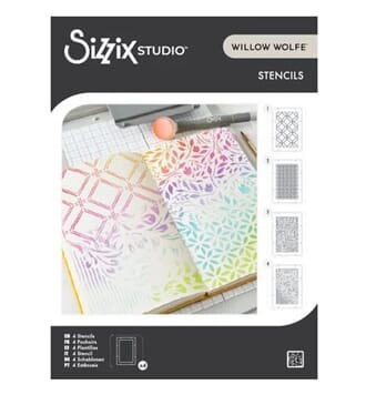 Sizzix - Studio Layered Stencils by Willow Wolfe Backgrounds