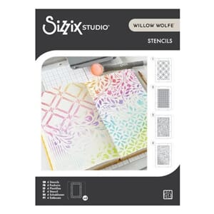 Sizzix - Studio Layered Stencils by Willow Wolfe Backgrounds