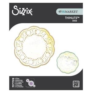 Sizzix - Thinlits Die by 49 & Market Doily Duo
