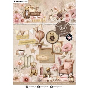 Studio Light - Teddy's Tea Time Die-cut Paper Pad