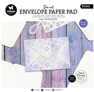 Studio Light - Die-Cut Envelope Paper Pad EA6 for A6 Cards