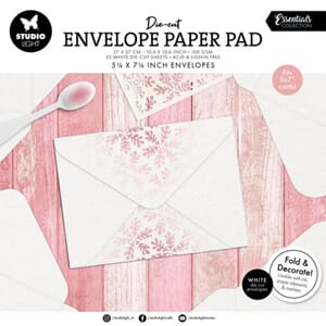 Studio Light - Die-Cut Envelope Paper Pad for for 5x7 Cards
