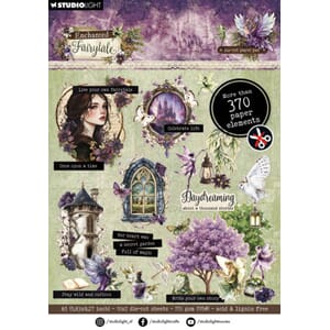 Studio Light - Enchanted Fairytale A5 Die-Cut Paper Pad Elem