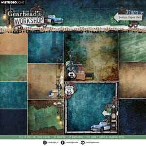 Studio Light - Gearhead's Workshop 8x8 Inch Designer Paper P
