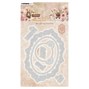 Studio Light - Teddy's Tea Time Cutting Die Bear Gift Bag Ac