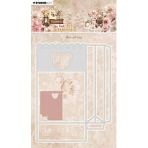 Studio Light - Teddy's Tea Time Cutting Die Bear Gift Bag