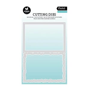 Studio Light - Folded Card Rectangle Torn Edge Cutting Die