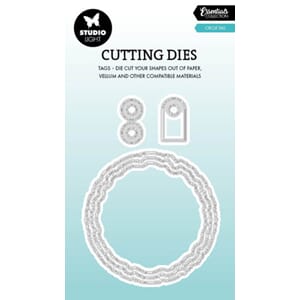 Studio Light - Circle Tag Torn Edge Cutting Die
