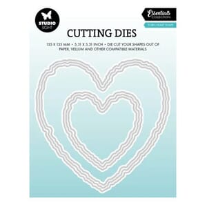 Studio Light - Torn Edge Cutting Die Torn Heart Shape