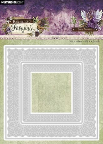 Studio Light - Lace Frames Square Enchanted Fairytale Dies
