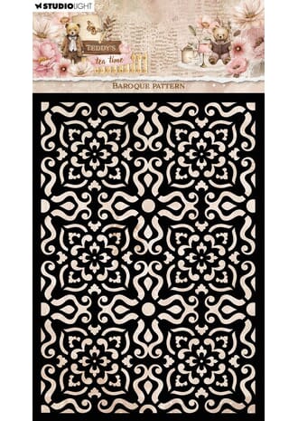 Studio Light - Teddy's Tea Time Mask Baroque Pattern