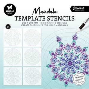Studio Light - Mandala Template Stencils