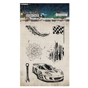 Studio Light - Gearhead's Workshop Clear Stamps Car & Grunge