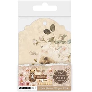 Studio Light - Teddy's Tea Time ATC Paper Tags