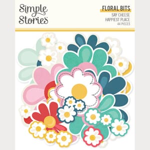 Simple Stories - Happiest Place Floral Bits & Pieces