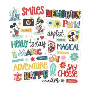 Simple Stories - Happiest Place Foam Stickers