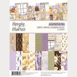 Simple Stories - Lavender Fields 6x8 Inch Paper Pad