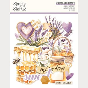 Simple Stories - Simple Vintage Lavender Fields Chipboard