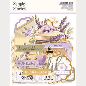 Simple Stories - Lavender Fields Journal Bits & Pieces