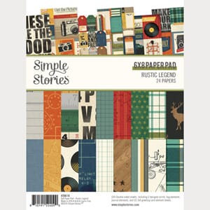 Simple Stories - Rustic Legend 6x8 Inch Paper Pad