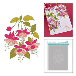 Spellbinders - Magical Fuchsia Layered Stencil by Alex Syber