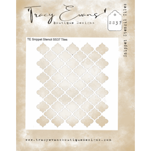 Tracy Evans - Tiles 4x4 Inch Snippet Stencil