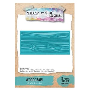 TEXT(ures) - Woodgrain Beneath the Brambles Craft Die Set