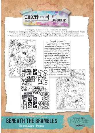 Arden - Field Notes 6x8 Inch Decoupage Paper