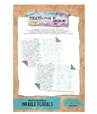 TEXT(ures) - Inkable Florals Laser Cut Pack