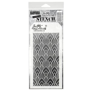Tim Holtz: Deco Arch Layered Stencil, 1/Pkg