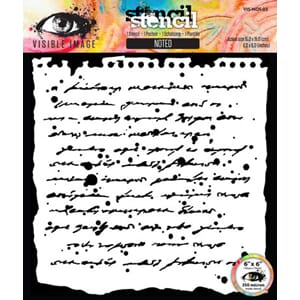 Visible Image - Time To Fly 6x6 Inch Stencil Noted