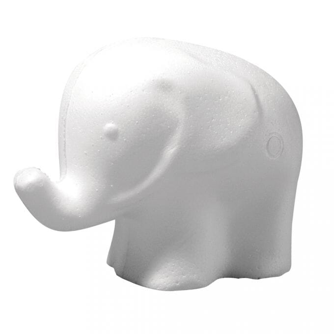 ISOPOR - ELEFANT PYNT - ELEFANT - FLOKKPULVER - FLOKKING - BARNEHOBBY - HOBBYBUTIKK - PANDURO - INTERIØRDETALJER - 3.jpg