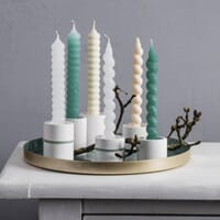 Støp dine egne spiralstearinlys