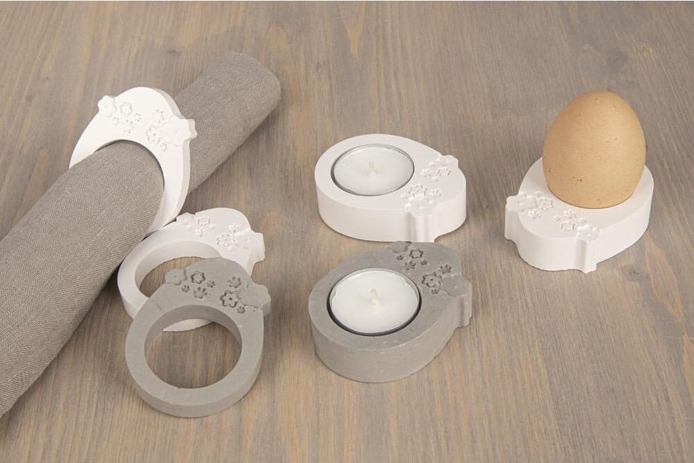 GIPSSTØPING - SORT RESIN - SORT GIPSPULVER - SORT GIPS - STØPEFORM - BETONGSTØPING - STØPEHOBBY - FORMER - PÅSKE - 1.JPG