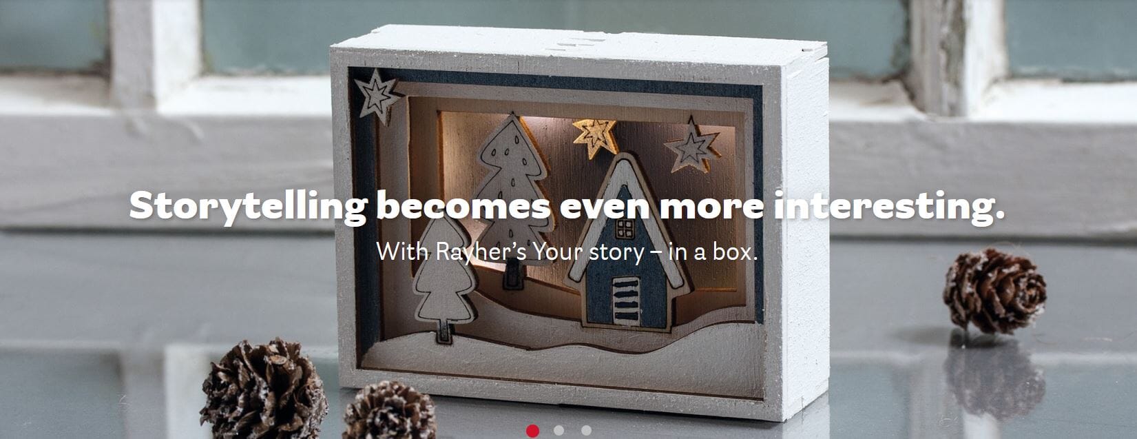 STORY IN A BOX - SHADOWBOX - MATERIALSETT - SETT SAMMEN - STEG FOR STEG - RAYHER - HOBBYKUNST - JULESETT - JULEVERKSTED - 1.JPG