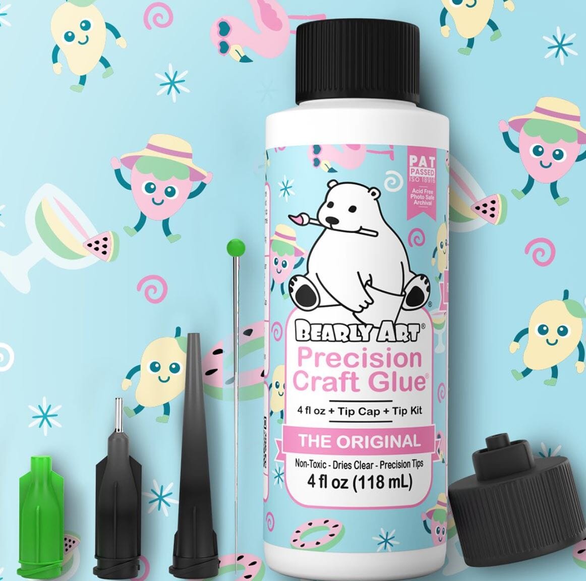 BEARLY ART - BEARLY GLUE - VANNBASERT LIM - SYREFRITT LIM - ANBEFALER - FLYTENDE LIM - 1.JPG