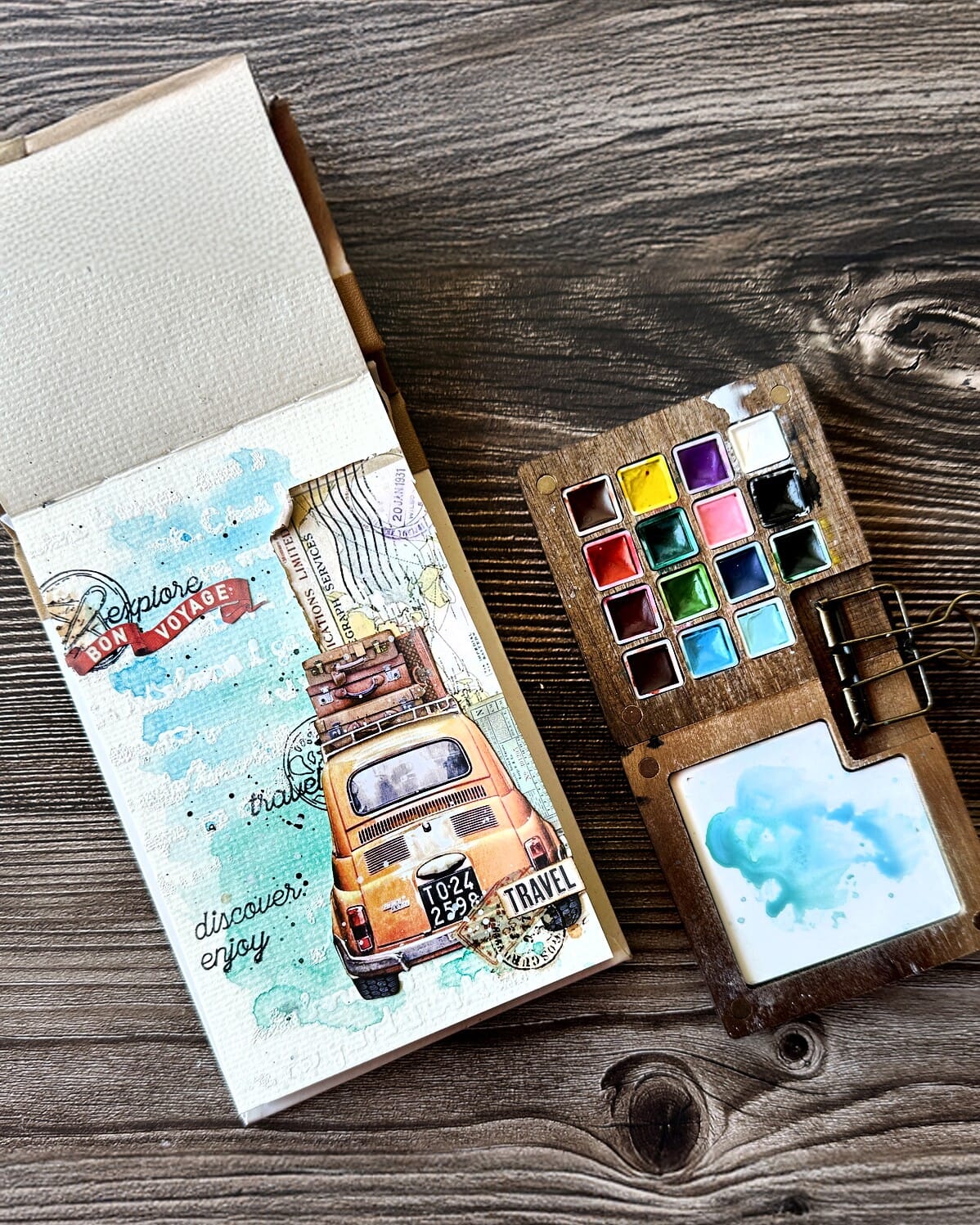STAMPERIA - WATERCOLOR SET - AKVARELLMALING - MALESETT - LIMITED EDITION - AKVARELLPAPIR - AQUAPAINT - AQUARELLE PAPER - 4.JPG