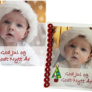 Stæsj opp julekortene